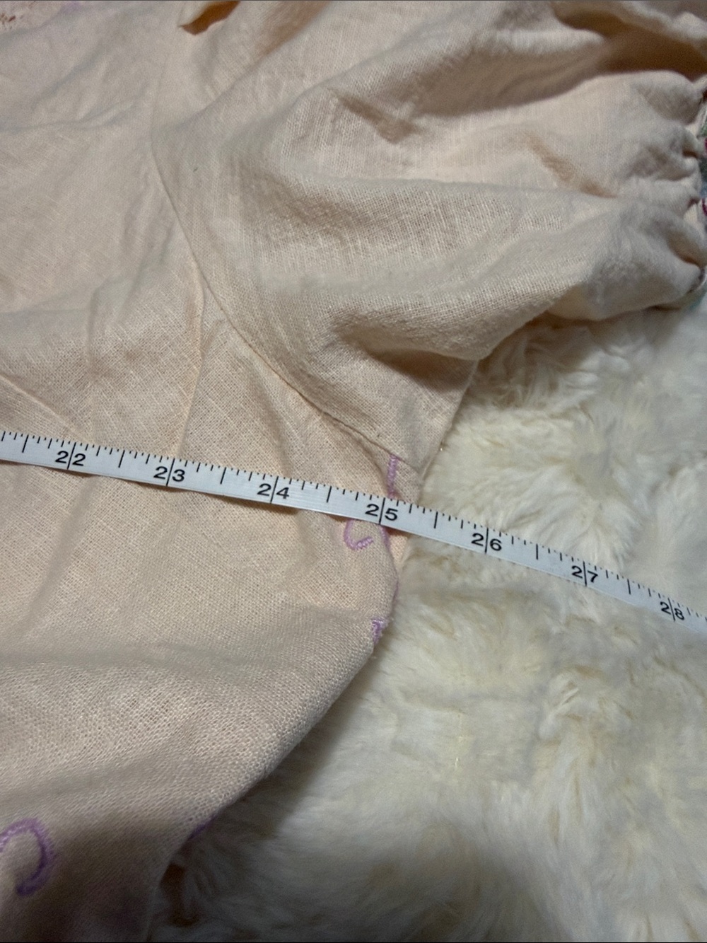 Anthropologie linen embroidered crochet dress 20w 2x - Picture 16 of 16